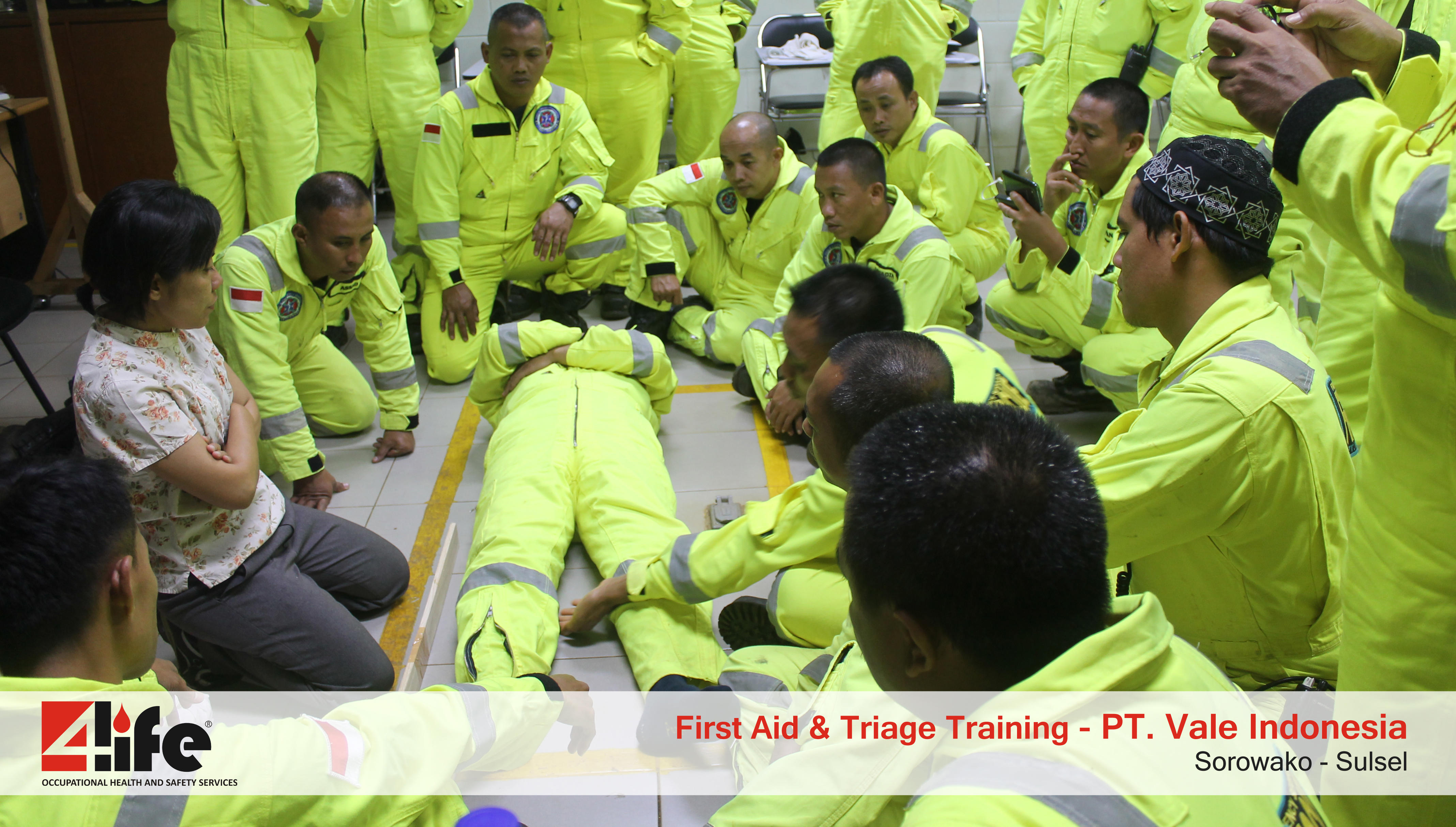 Sertifikasi Training P3K di Kawasan Industri Terpadu Indonesia Cina